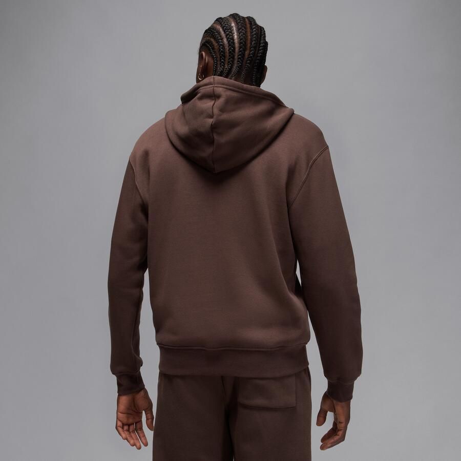 Jordan Brooklyn Fleece hoodie met rits voor heren Bruin