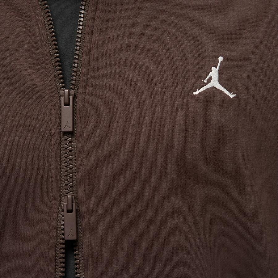 Jordan Brooklyn Fleece hoodie met rits voor heren Bruin - Foto 3
