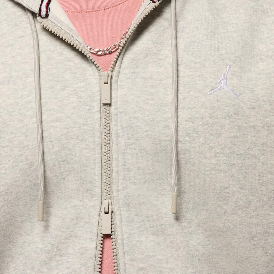Jordan Brooklyn Fleece hoodie met rits voor heren Grijs - Foto 3