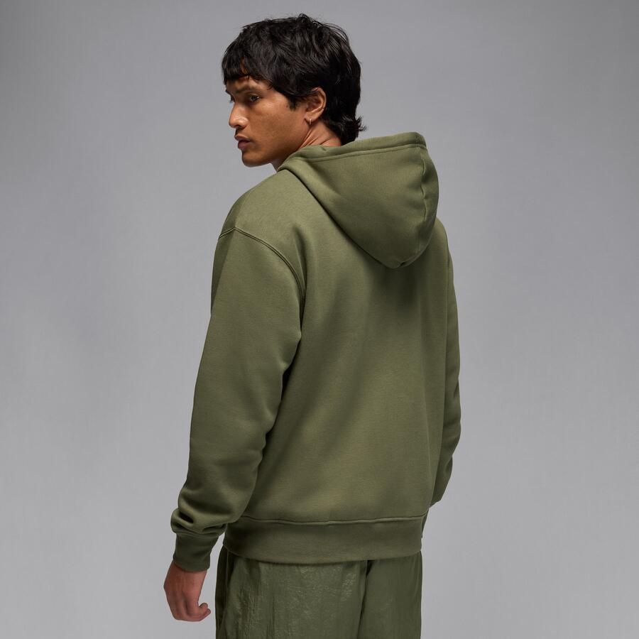 Jordan Brooklyn Fleece hoodie met rits voor heren Groen