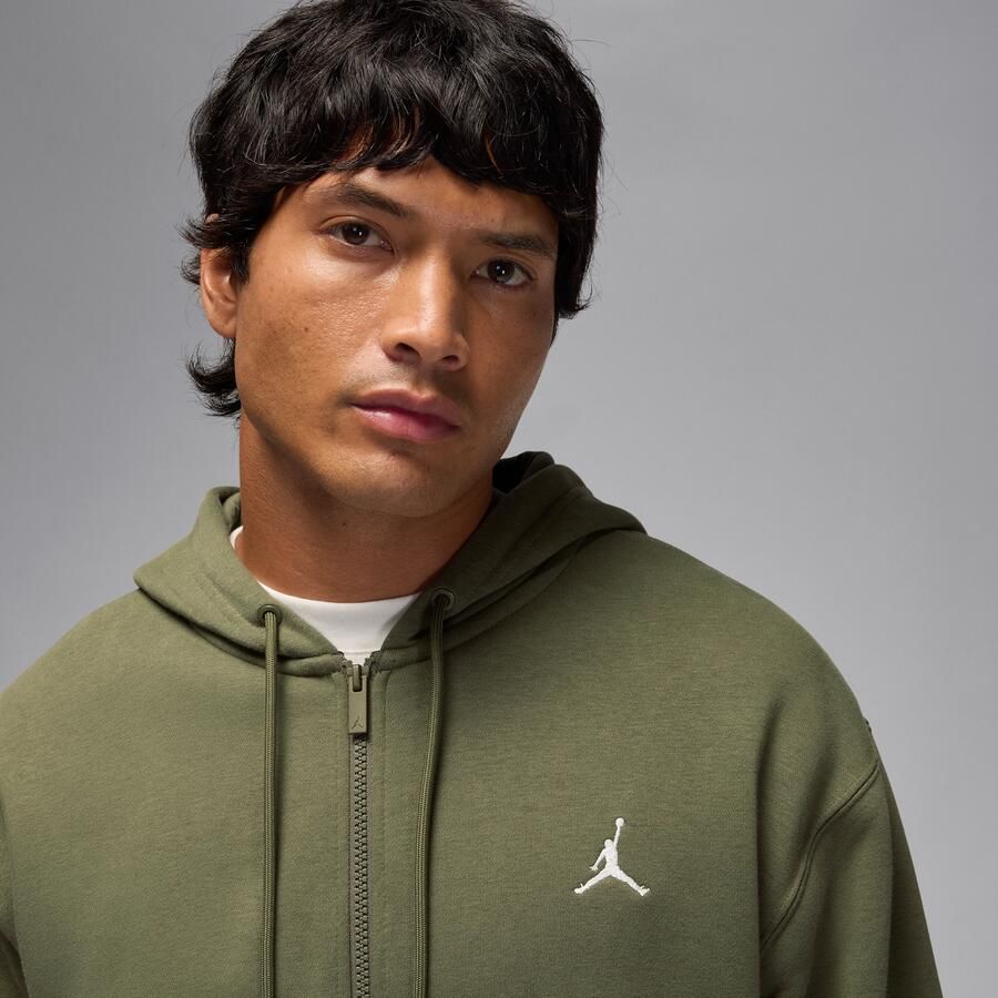 Jordan Brooklyn Fleece hoodie met rits voor heren Groen - Foto 2