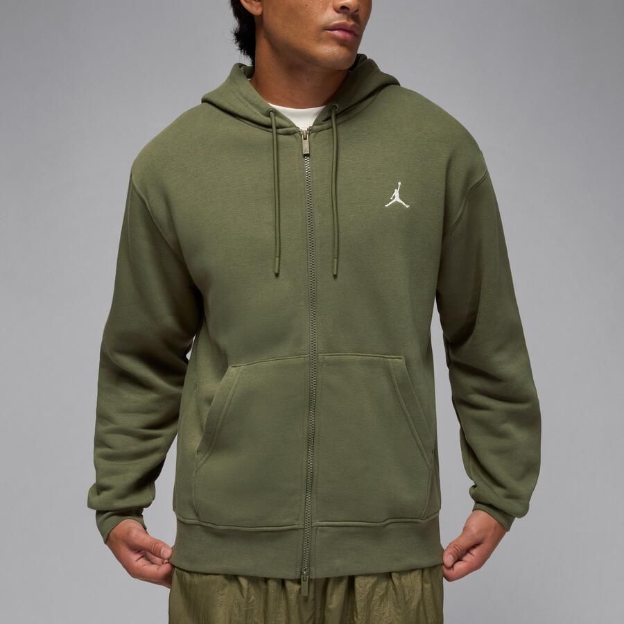 Jordan Brooklyn Fleece hoodie met rits voor heren Groen - Foto 3