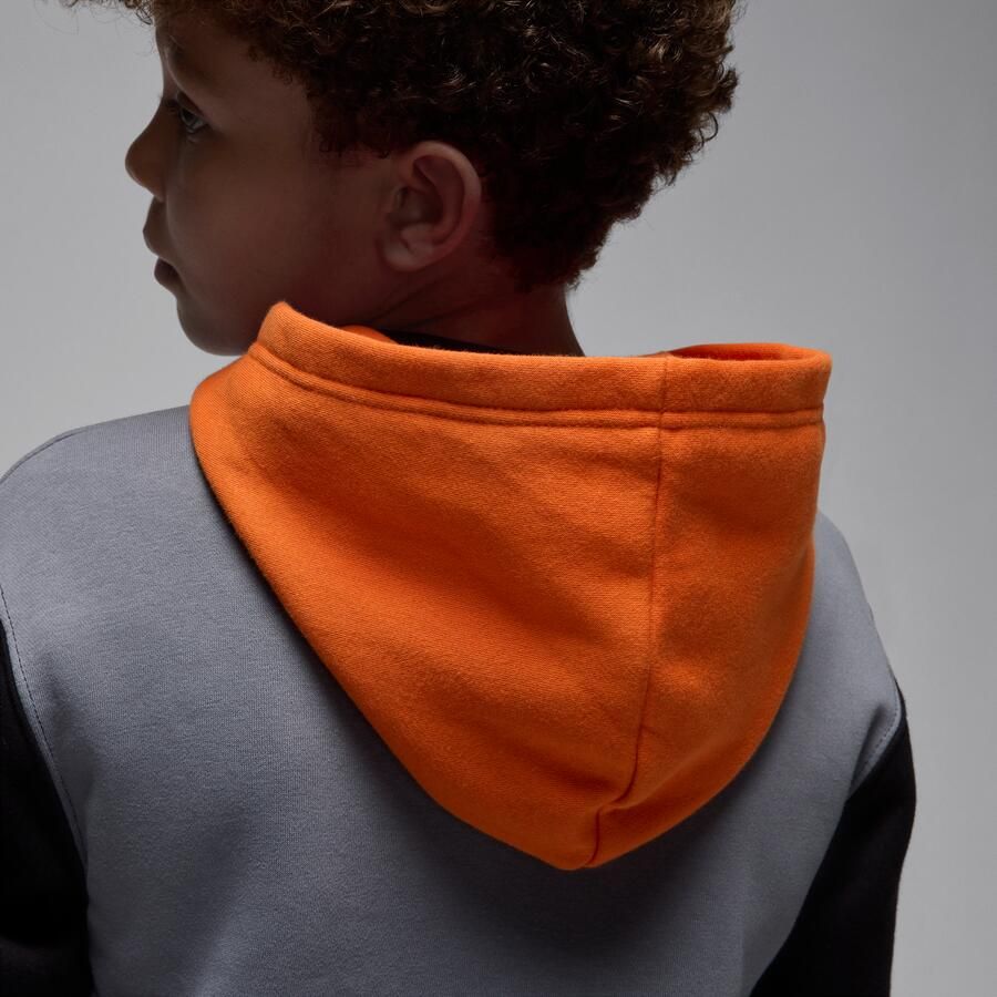 Jordan Brooklyn Fleece hoodie met volledige rits voor kids Zwart - Foto 3