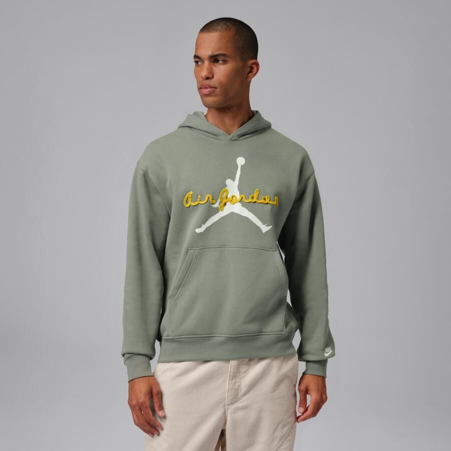Jordan Brooklyn Fleece Hoodie voor heren Groen - Foto 4