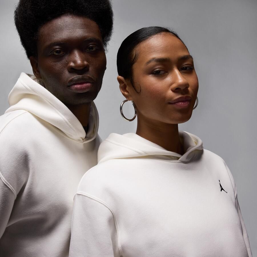 Jordan Brooklyn Fleece Hoodie voor heren Wit - Foto 2