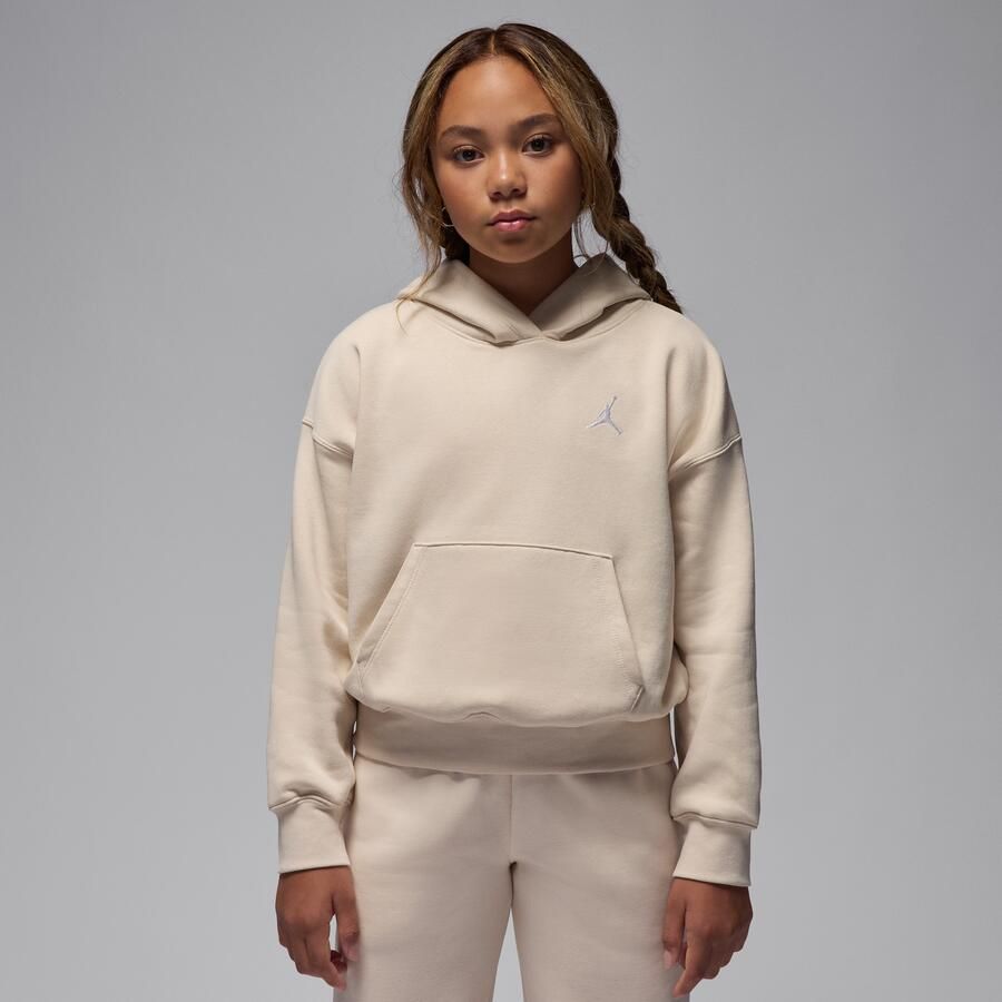 Jordan Brooklyn Fleece hoodie voor kids Bruin - Foto 4