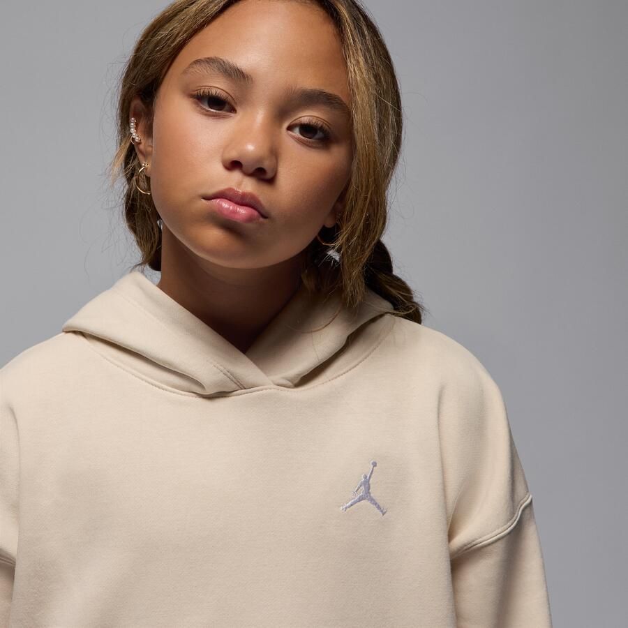 Jordan Brooklyn Fleece hoodie voor kids Bruin - Foto 2