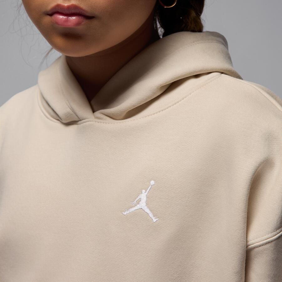 Jordan Brooklyn Fleece hoodie voor kids Bruin - Foto 3