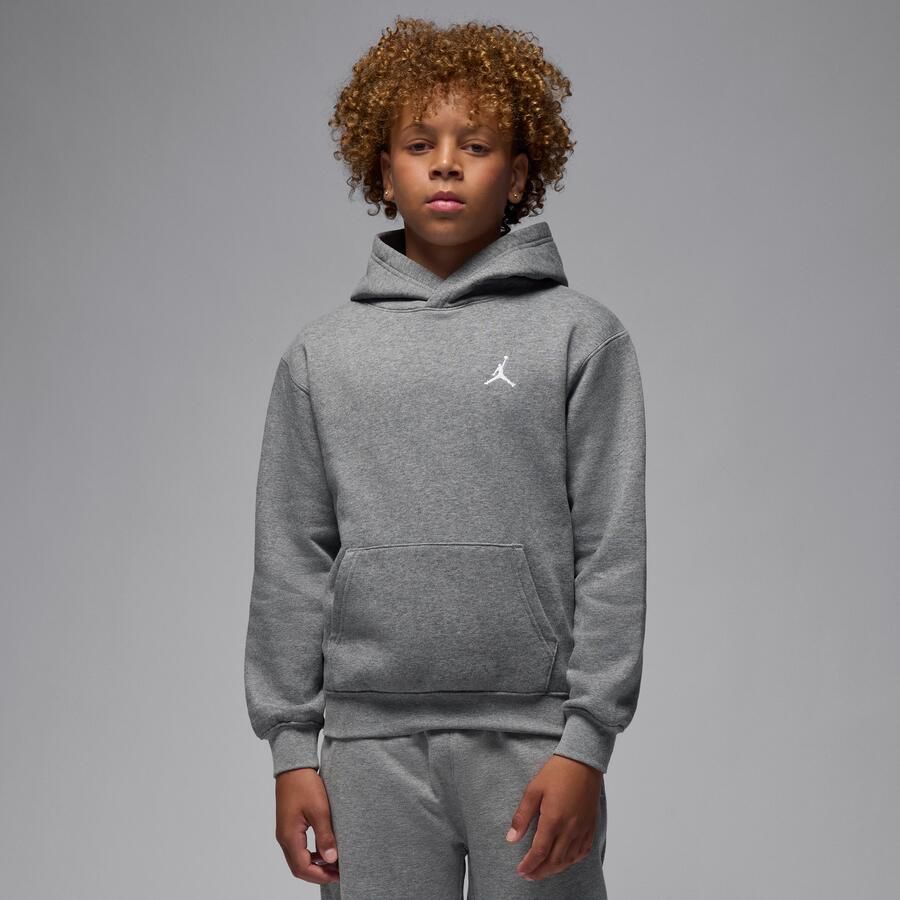 Jordan Brooklyn Fleece hoodie voor kids Grijs - Foto 4