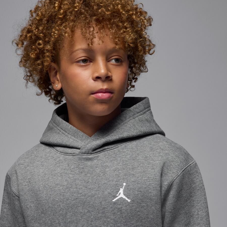 Jordan Brooklyn Fleece hoodie voor kids Grijs - Foto 2
