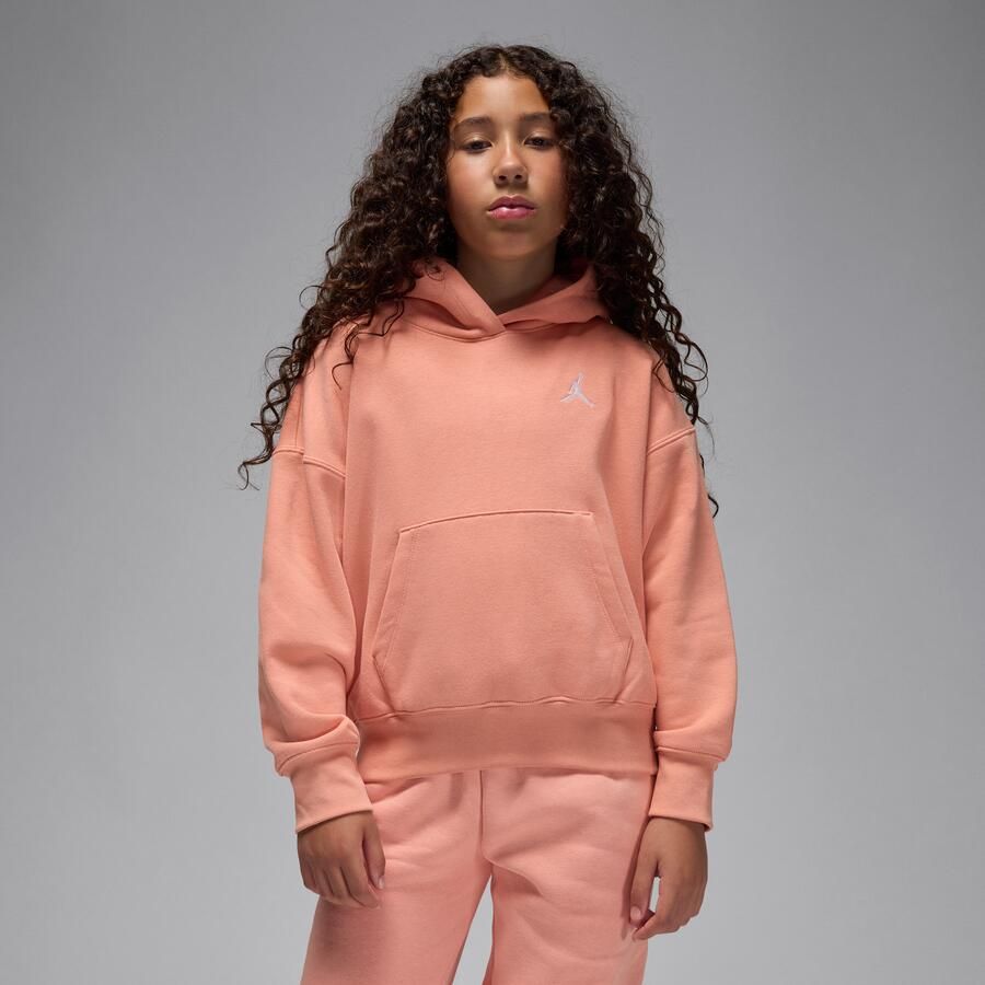 Jordan Brooklyn Fleece hoodie voor kids Oranje - Foto 4