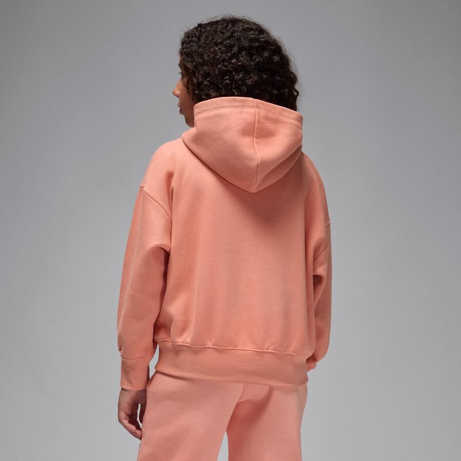 Jordan Brooklyn Fleece hoodie voor kids Oranje