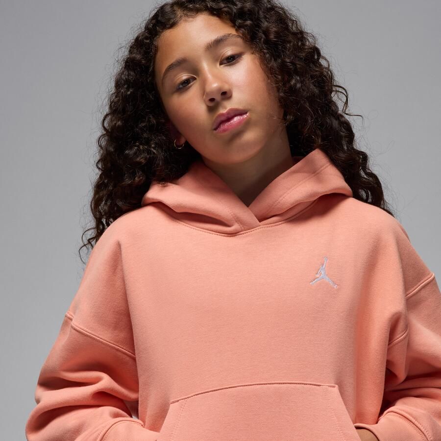 Jordan Brooklyn Fleece hoodie voor kids Oranje - Foto 2