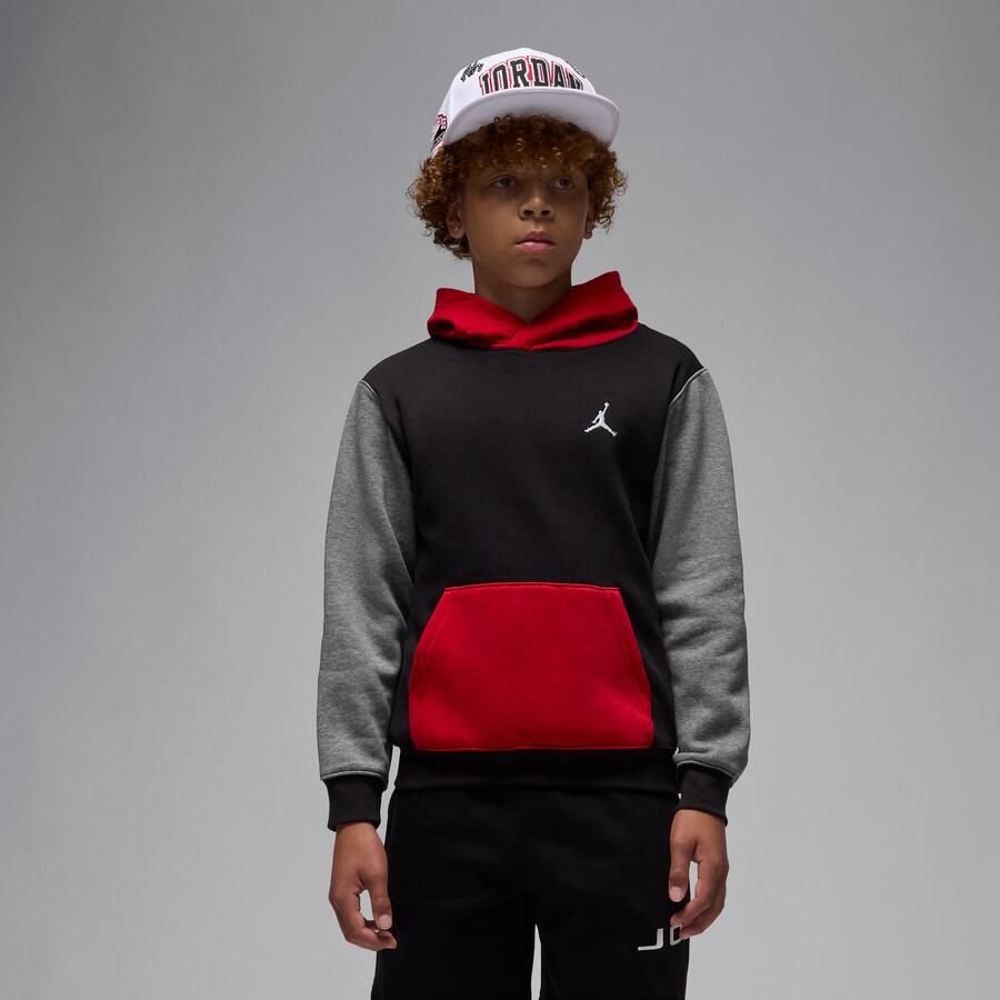 Jordan Brooklyn Fleece hoodie voor kids Zwart - Foto 4