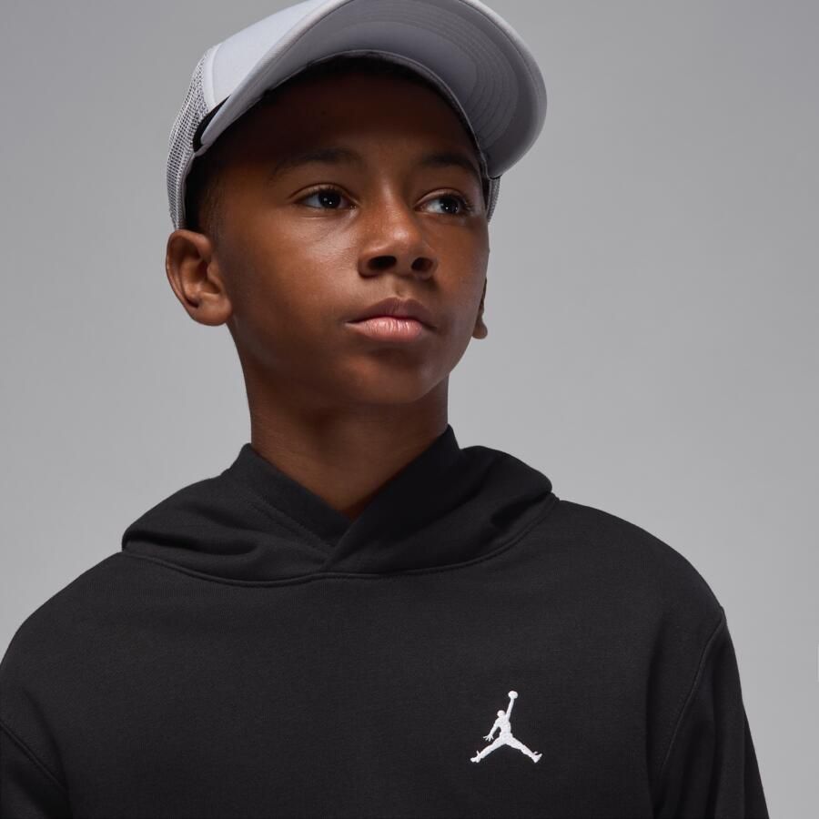 Jordan Brooklyn Fleece hoodie voor kids Zwart - Foto 2