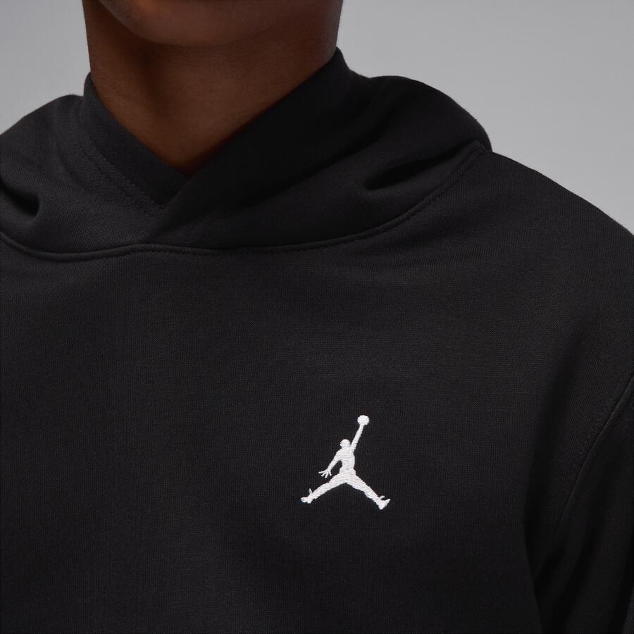 Jordan Brooklyn Fleece hoodie voor kids Zwart - Foto 3