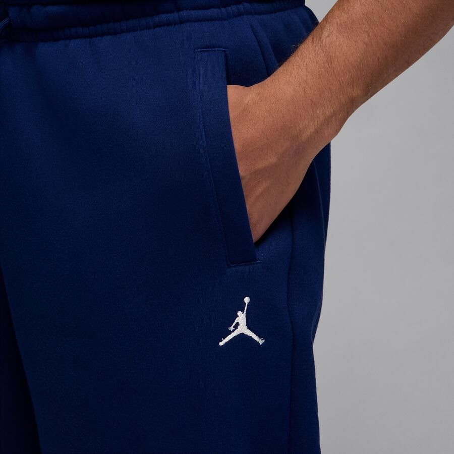 Jordan Brooklyn Fleece oversized broek met open zoom voor heren Blauw - Foto 2