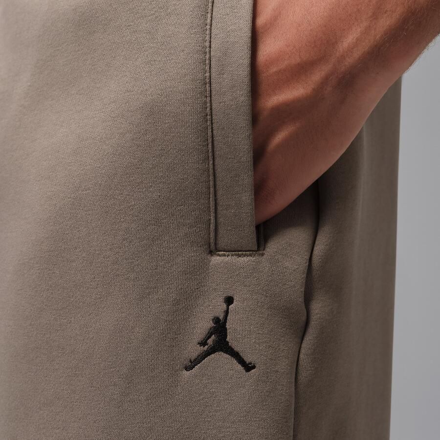 Jordan Brooklyn Fleece oversized broek met open zoom voor heren Grijs - Foto 2