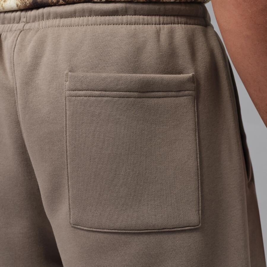 Jordan Brooklyn Fleece oversized broek met open zoom voor heren Grijs - Foto 3
