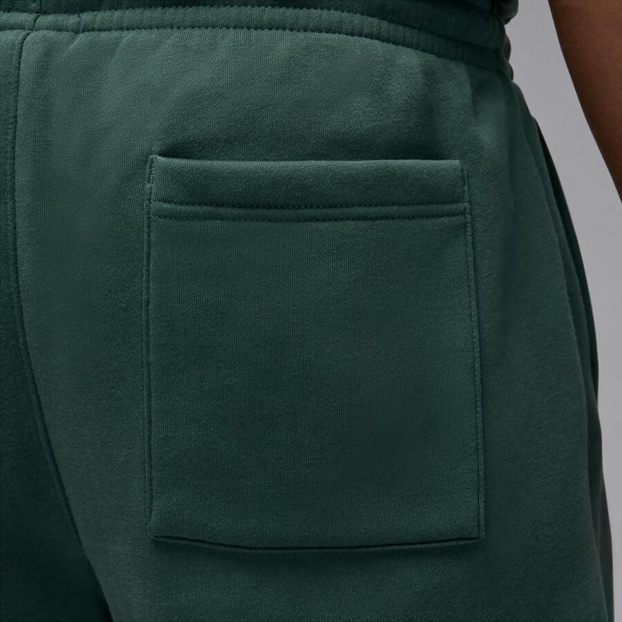Jordan Brooklyn Fleece oversized broek met open zoom voor heren Groen - Foto 3