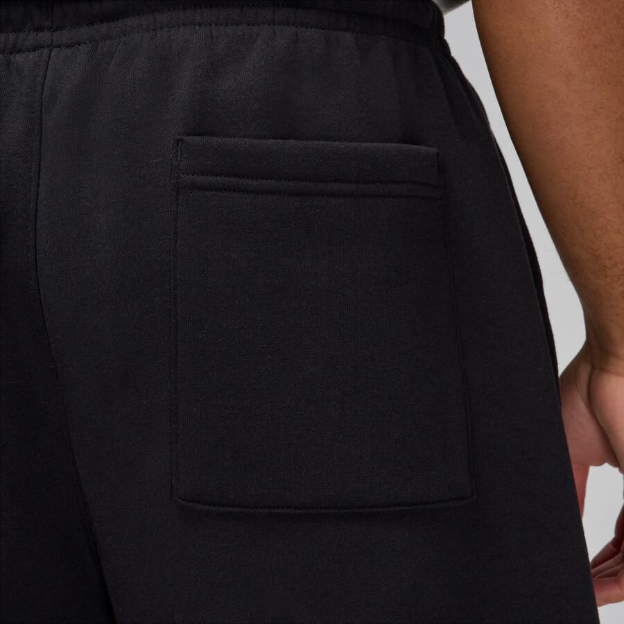 Jordan Brooklyn Fleece oversized broek met open zoom voor heren Zwart - Foto 3