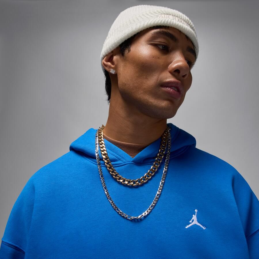 Jordan Brooklyn Fleece oversized hoodie voor heren Blauw - Foto 2