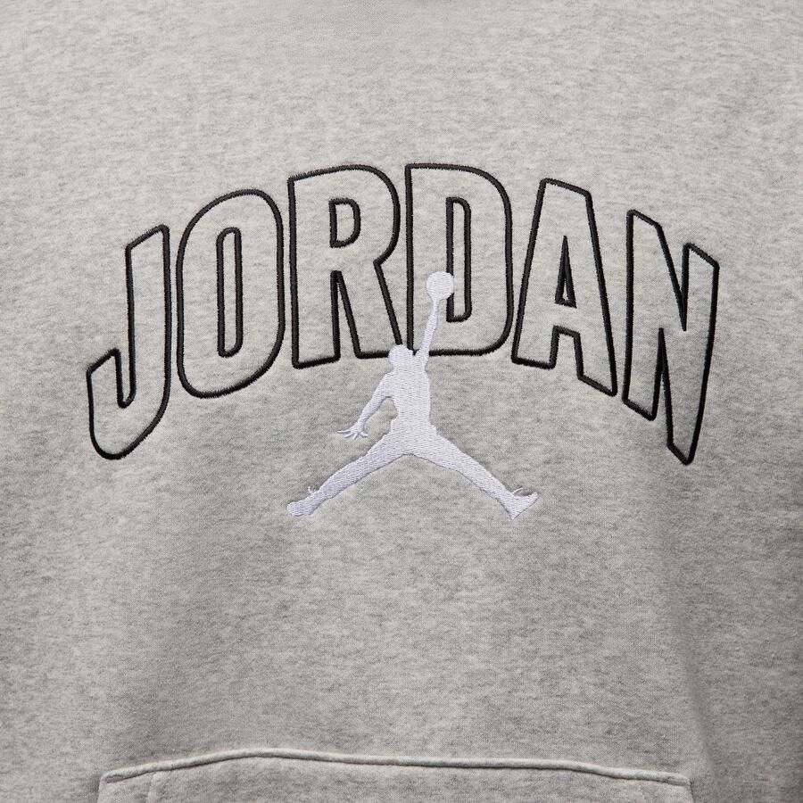 Jordan Brooklyn Fleece oversized hoodie voor heren Grijs - Foto 3