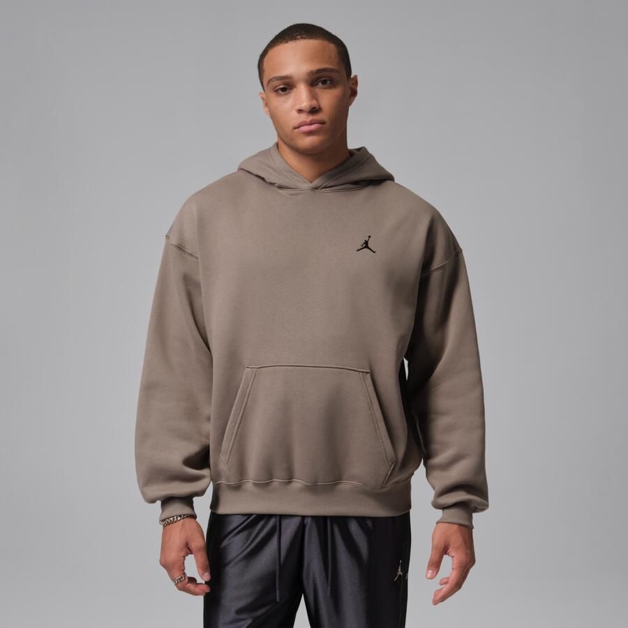 Jordan Brooklyn Fleece oversized hoodie voor heren Grijs - Foto 4