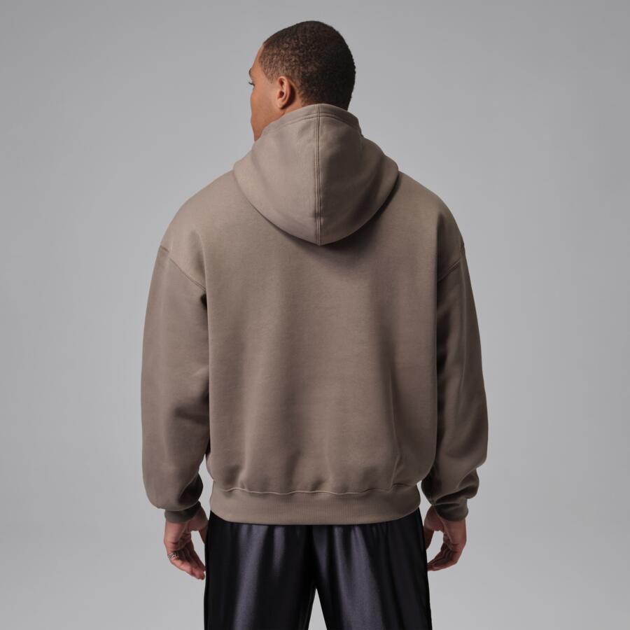 Jordan Brooklyn Fleece oversized hoodie voor heren Grijs