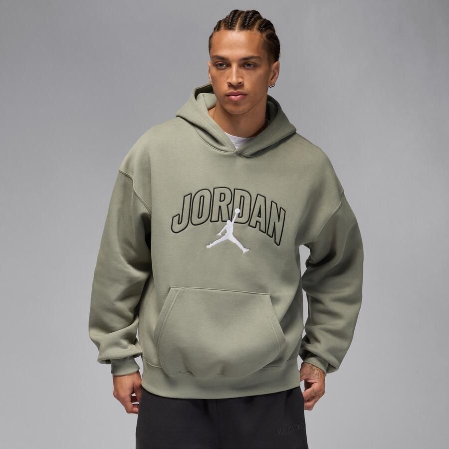 Jordan Brooklyn Fleece oversized hoodie voor heren Groen - Foto 4