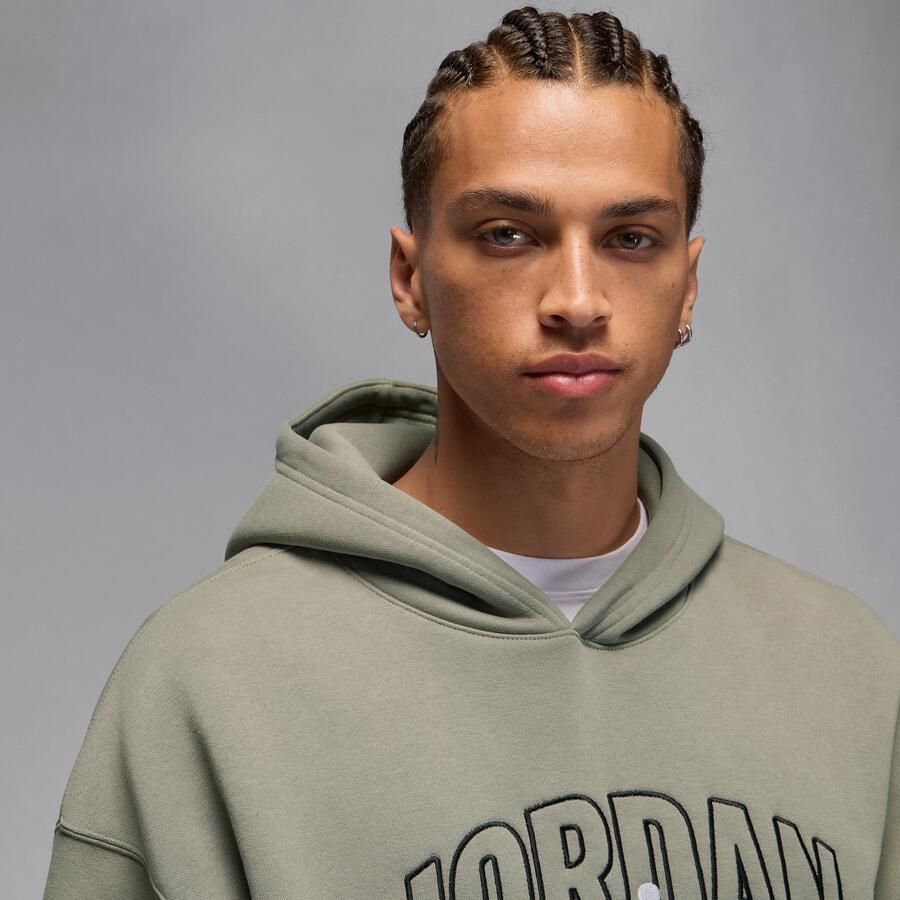Jordan Brooklyn Fleece oversized hoodie voor heren Groen - Foto 2