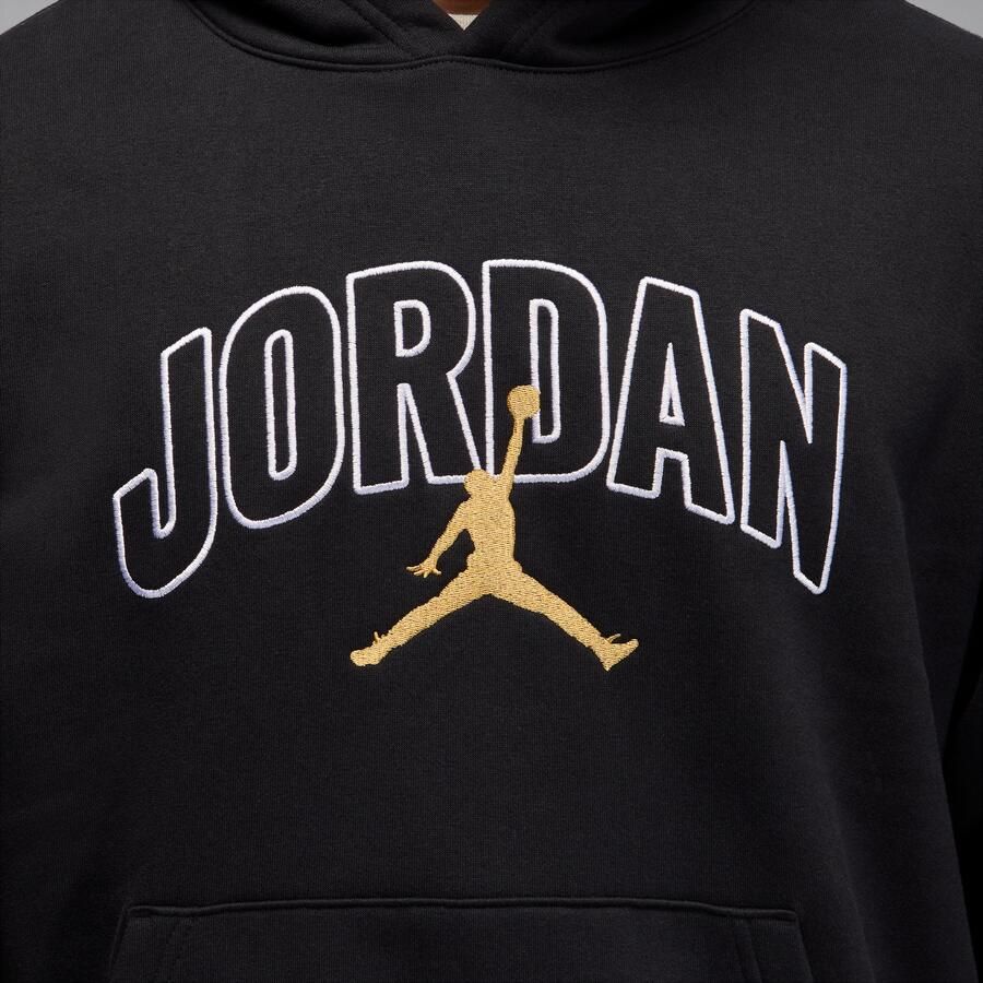 Jordan Brooklyn Fleece oversized hoodie voor heren Zwart - Foto 3