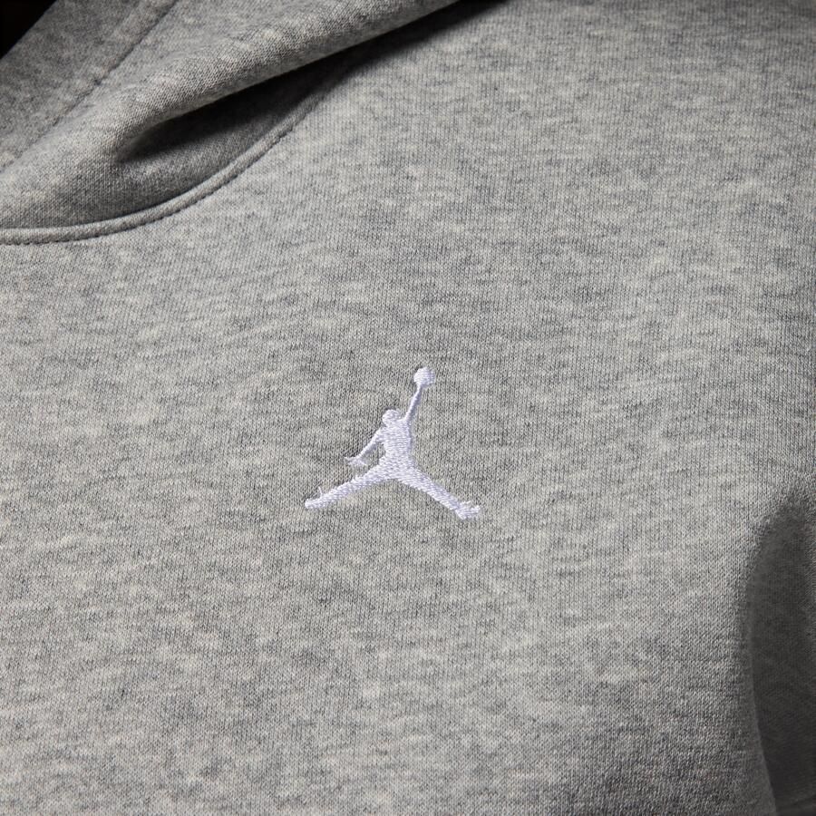 Jordan Brooklyn Fleece pullover hoodie voor dames (Plus Size) Grijs - Foto 3