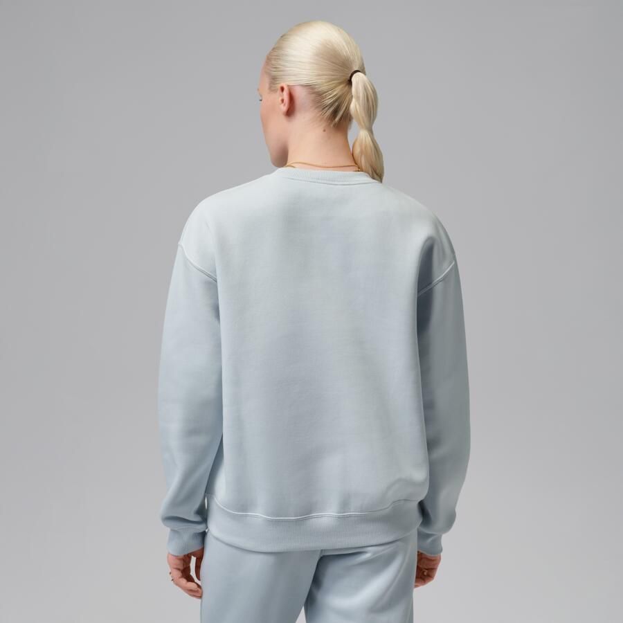 Jordan Brooklyn Fleece sweatshirt met ronde hals voor dames Blauw