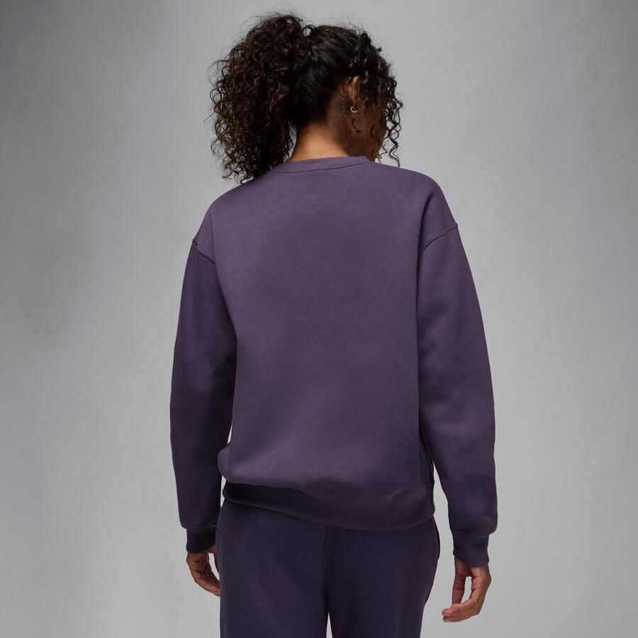 Jordan Brooklyn Fleece sweatshirt met ronde hals voor dames Paars