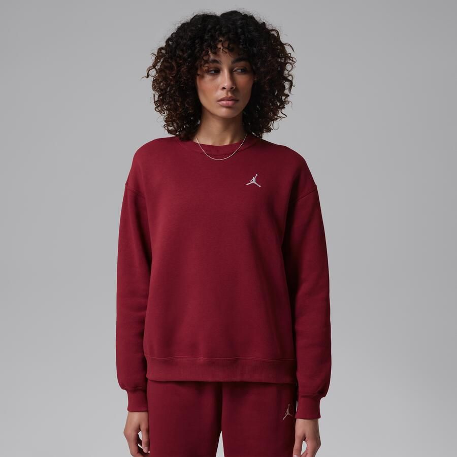 Jordan Brooklyn Fleece sweatshirt met ronde hals voor dames Rood - Foto 4