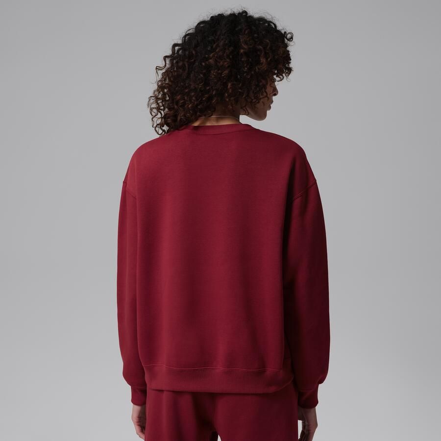 Jordan Brooklyn Fleece sweatshirt met ronde hals voor dames Rood