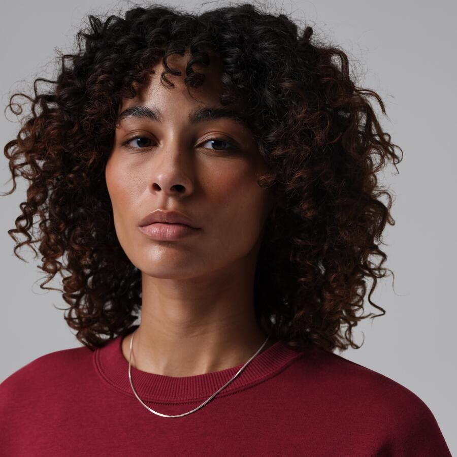 Jordan Brooklyn Fleece sweatshirt met ronde hals voor dames Rood - Foto 2