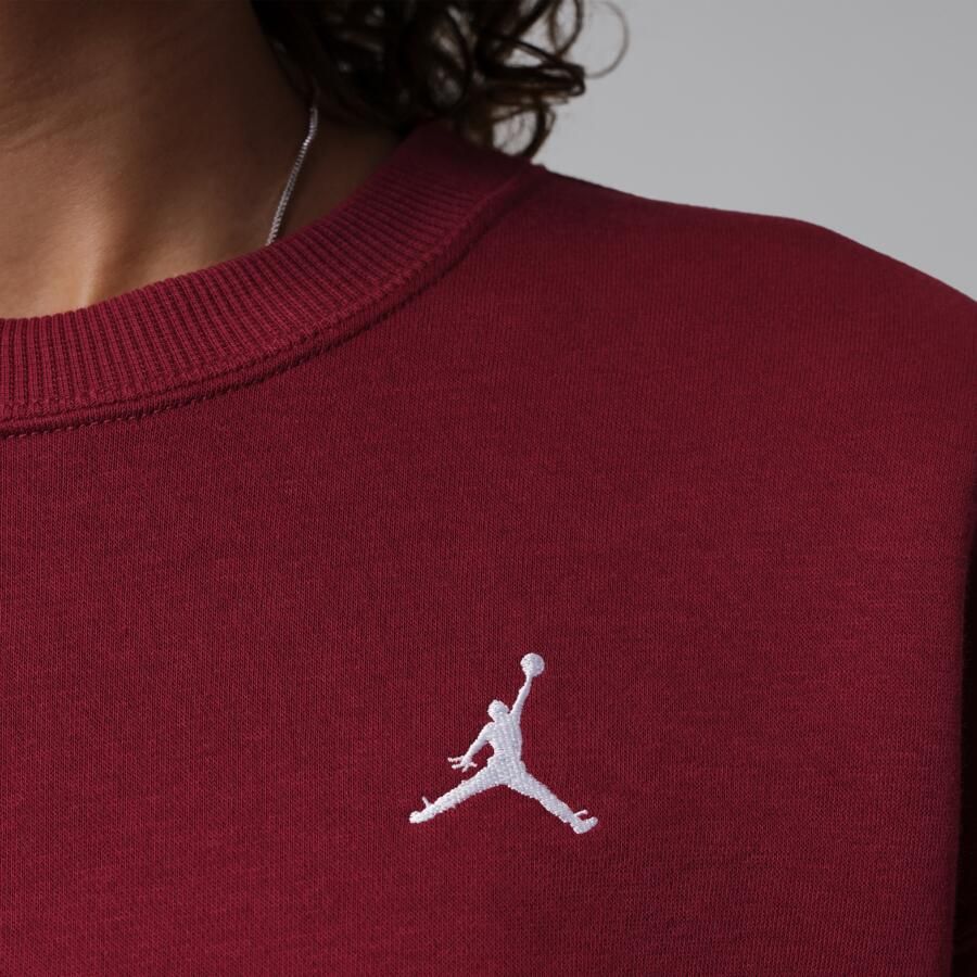 Jordan Brooklyn Fleece sweatshirt met ronde hals voor dames Rood - Foto 3