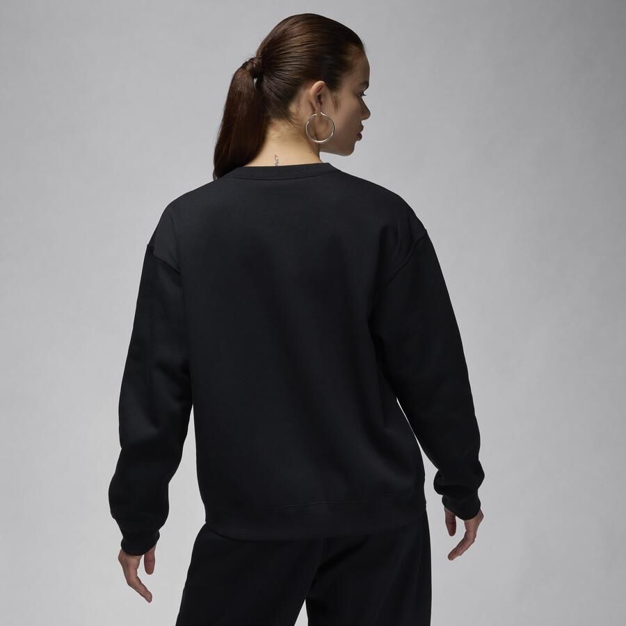 Jordan Brooklyn Fleece sweatshirt met ronde hals voor dames Zwart - Foto 4