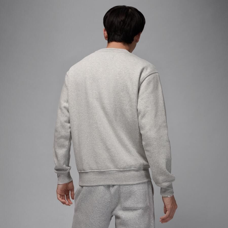 Jordan Brooklyn Fleece sweatshirt met ronde hals voor heren Grijs