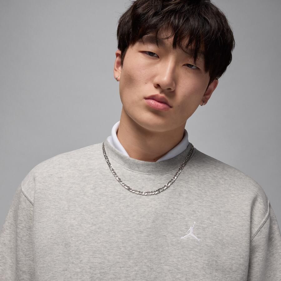 Jordan Brooklyn Fleece sweatshirt met ronde hals voor heren Grijs - Foto 2