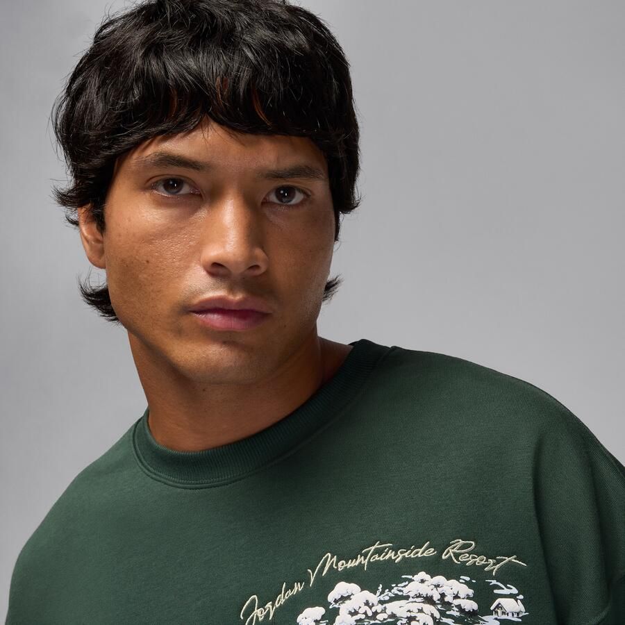 Jordan Brooklyn Fleece Sweatshirt met ronde hals voor heren Groen - Foto 2