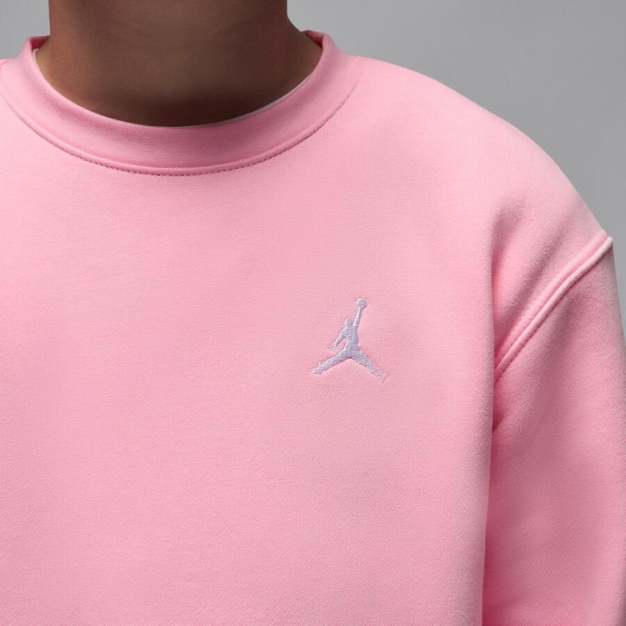 Jordan Brooklyn Fleece top met ronde hals voor kids Roze - Foto 2