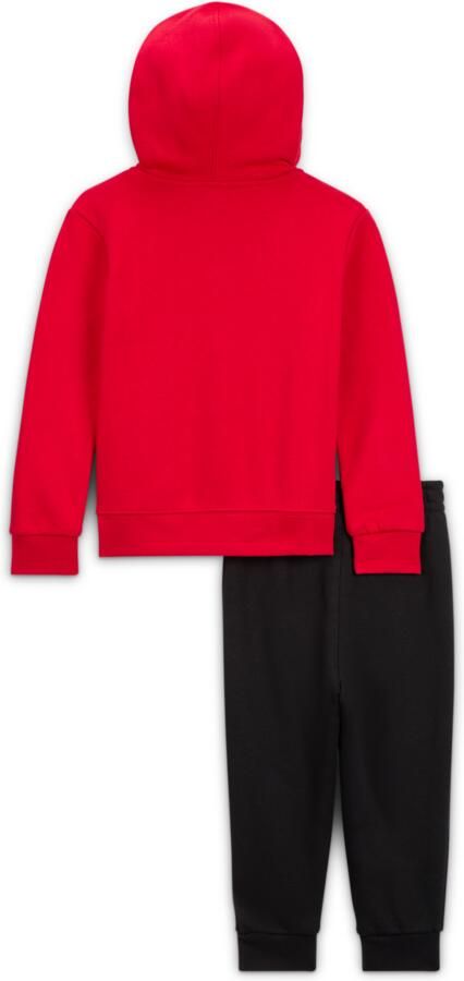 Jordan Brooklyn Fleece tweedelige hoodieset met rits voor baby's (12-24 maanden) Zwart - Foto 2