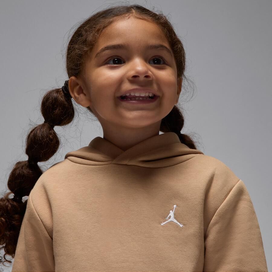 Jordan Brooklyn Fleece tweedelige hoodieset voor peuters Bruin - Foto 3