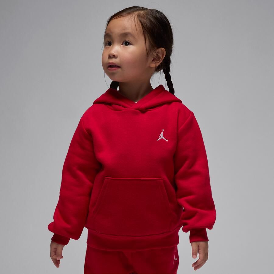 Jordan Brooklyn Fleece tweedelige hoodieset voor peuters Rood - Foto 2