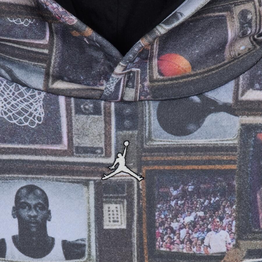 Jordan Brooklyn Fleece tweedelige set met print voor baby's (12-24 maanden) Zwart