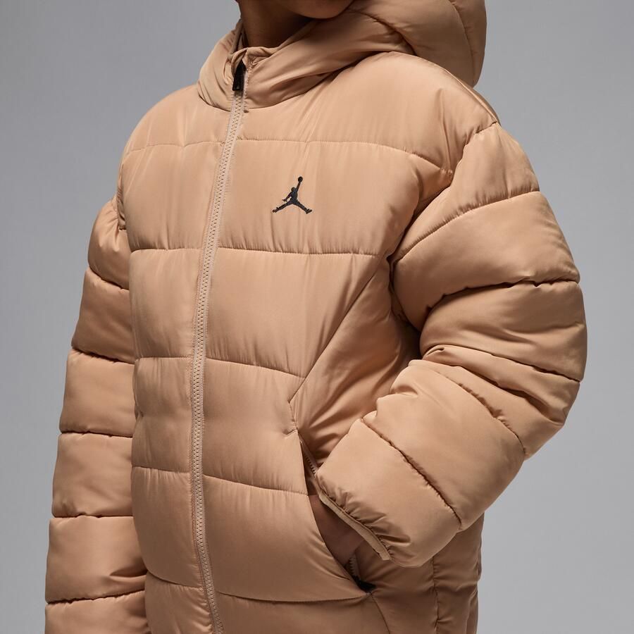 Jordan Brooklyn gewatteerd jack voor kids Bruin - Foto 3