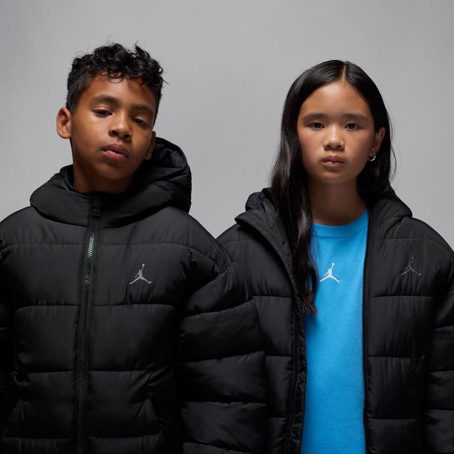 Jordan Brooklyn gewatteerd jack voor kids Zwart - Foto 2